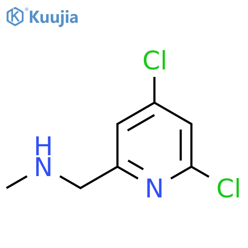 [(4,6-Dichloropyridin-2-yl)methyl](methyl)amine structure