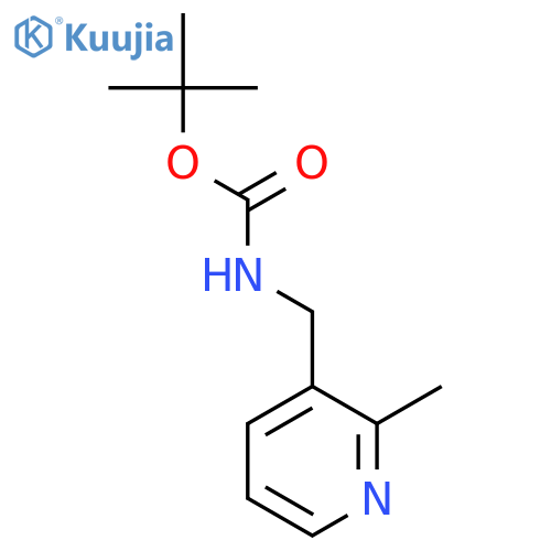 Tert-Butyl ((2-methylpyridin-3-yl)methyl)carbamate structure