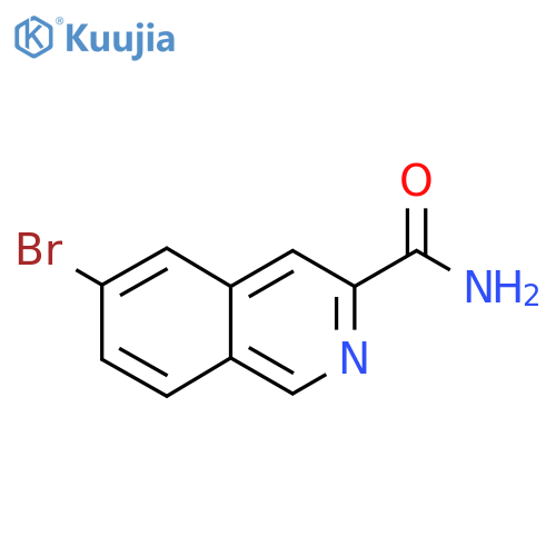 6-Bromoisoquinoline-3-carboxamide structure