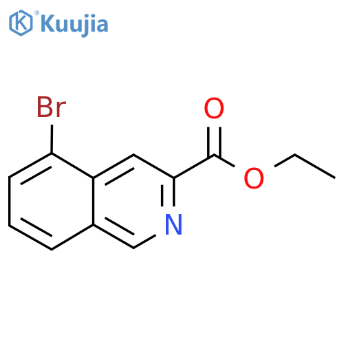 Ethyl 5-bromoisoquinoline-3-carboxylate structure