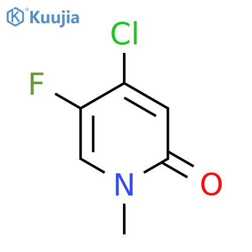 4-Chloro-5-fluoro-1-methylpyridin-2(1H)-one structure