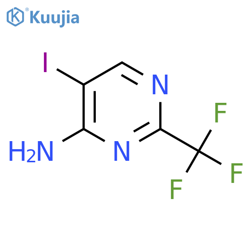 5-Iodo-2-(trifluoromethyl)pyrimidin-4-amine structure