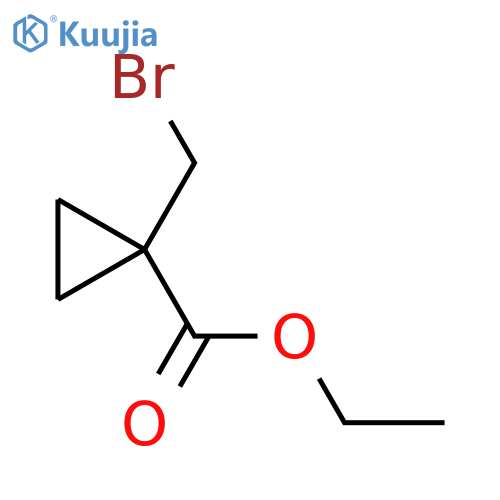 Ethyl 1-(bromomethyl)cyclopropanecarboxylate structure