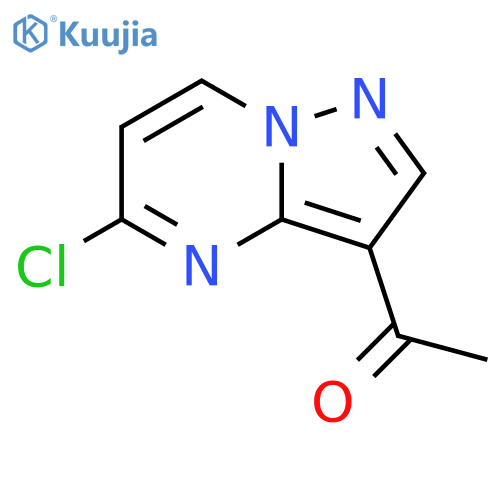 Ethanone, 1-(5-chloropyrazolo[1,5-a]pyrimidin-3-yl)- structure