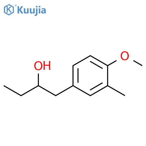 α-Ethyl-4-methoxy-3-methylbenzeneethanol structure