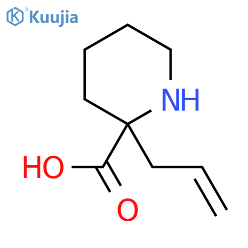 2-(Prop-2-en-1-yl)piperidine-2-carboxylic acid structure