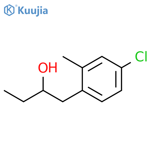 1-(4-Chloro-2-methylphenyl)-2-butanol structure