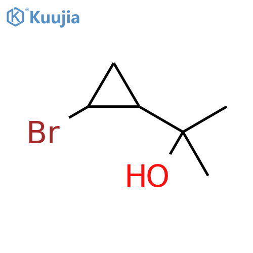 Cyclopropanemethanol, 2-bromo-α,α-dimethyl- structure