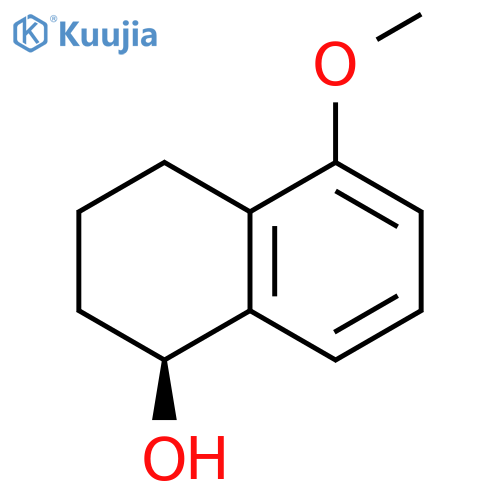 1-Naphthalenol, 1,2,3,4-tetrahydro-5-methoxy-, (1S)- structure