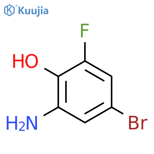 2-Amino-4-bromo-6-fluorophenol structure