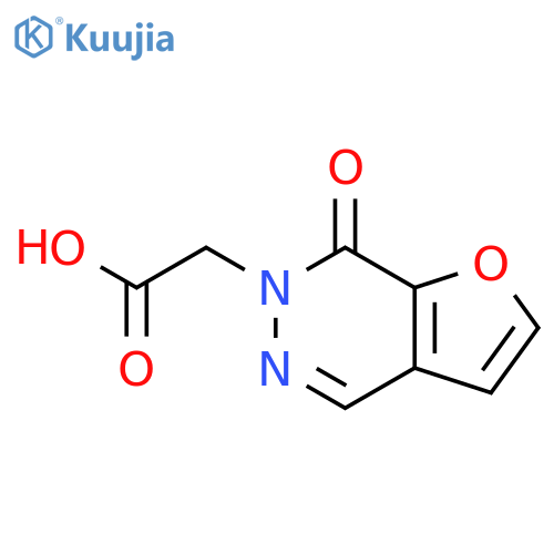 Furo[2,3-d]pyridazine-6(7H)-acetic acid, 7-oxo- structure