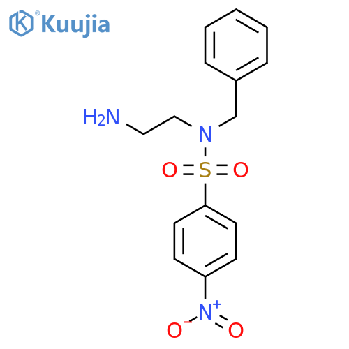 N-(2-Aminoethyl)-N-benzyl-4-nitrobenzene-1-sulfonamide structure