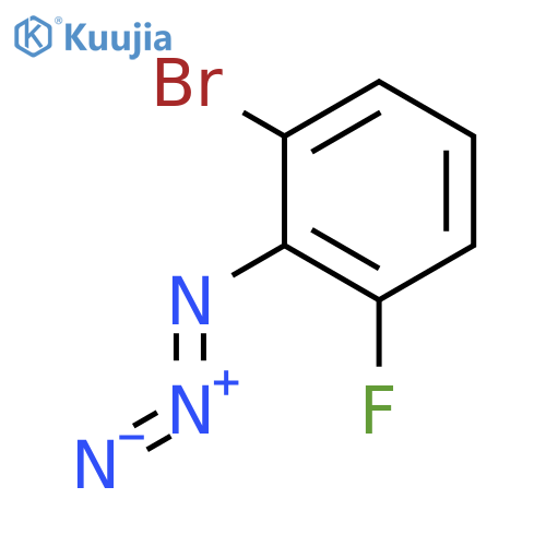 Benzene, 2-azido-1-bromo-3-fluoro- structure