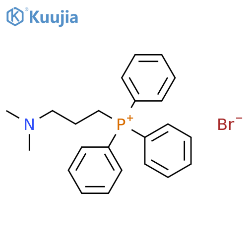 (3-(Dimethylamino)propyl)triphenyl-phosphonium bromide structure