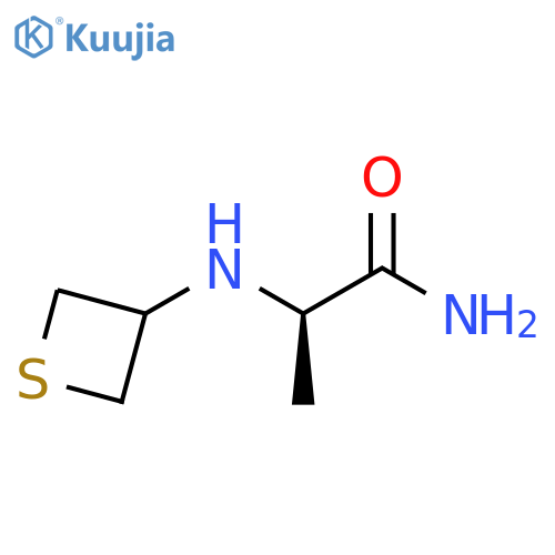 (2R)-2-[(thietan-3-yl)amino]propanamide structure
