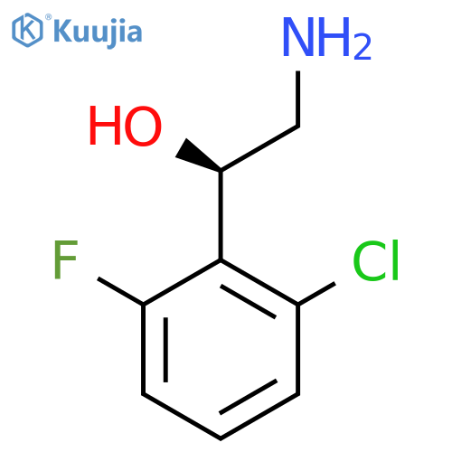(1R)-2-Amino-1-(2-chloro-6-fluorophenyl)ethan-1-ol structure