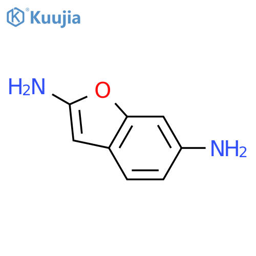 2,6-Benzofurandiamine structure