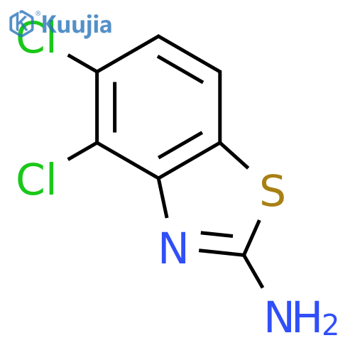 4,5-dichloro-1,3-benzothiazol-2-amine structure
