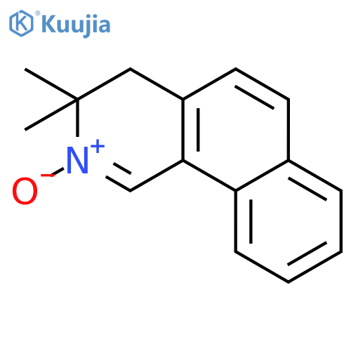 Benz[h]isoquinoline, 3,4-dihydro-3,3-dimethyl-, 2-oxide structure