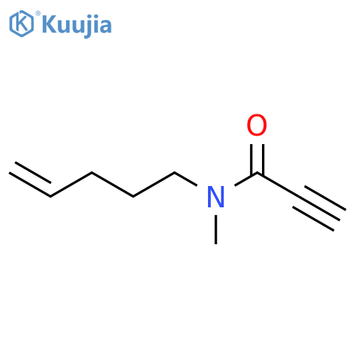 N-methyl-N-(pent-4-en-1-yl)prop-2-ynamide structure