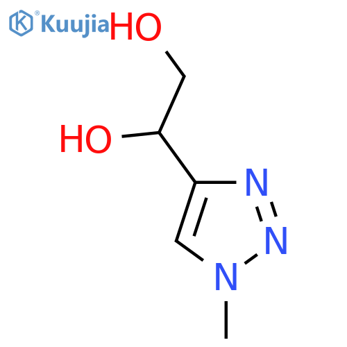 1-(1-methyl-1H-1,2,3-triazol-4-yl)ethane-1,2-diol structure