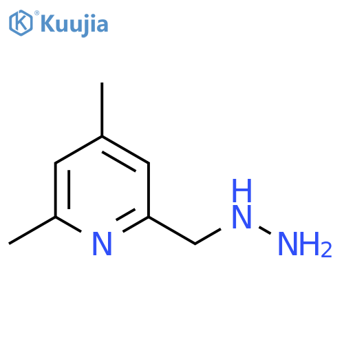 Pyridine, 2-(hydrazinylmethyl)-4,6-dimethyl- structure