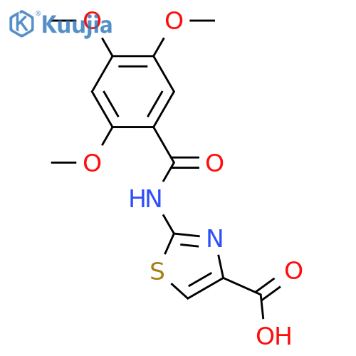 2-(2,4,5-Trimethoxybenzamido)thiazole-4-carboxylic Acid structure