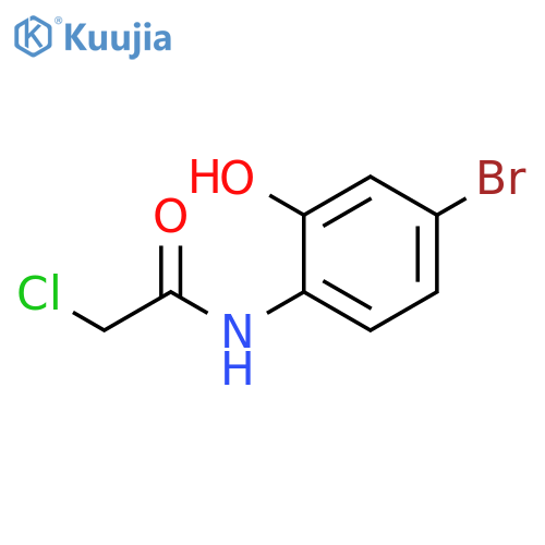 Acetamide, N-(4-bromo-2-hydroxyphenyl)-2-chloro- structure