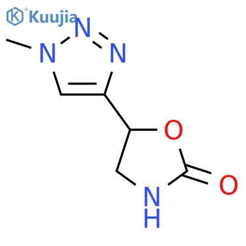 5-(1-Methyl-1h-1,2,3-triazol-4-yl)-1,3-oxazolidin-2-one structure