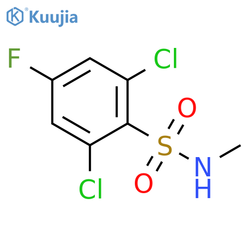 Benzenesulfonamide, 2,6-dichloro-4-fluoro-N-methyl- structure