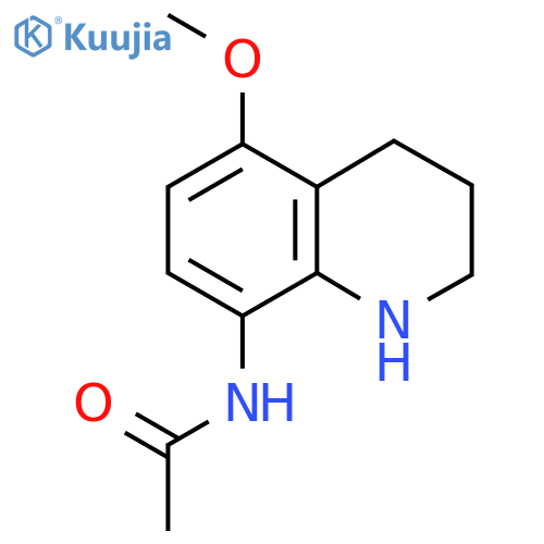 N-(5-methoxy-1,2,3,4-tetrahydroquinolin-8-yl)acetamide structure