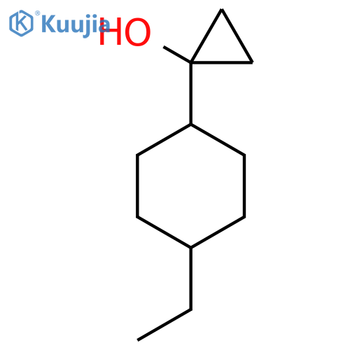1-(4-Ethylcyclohexyl)cyclopropan-1-ol structure
