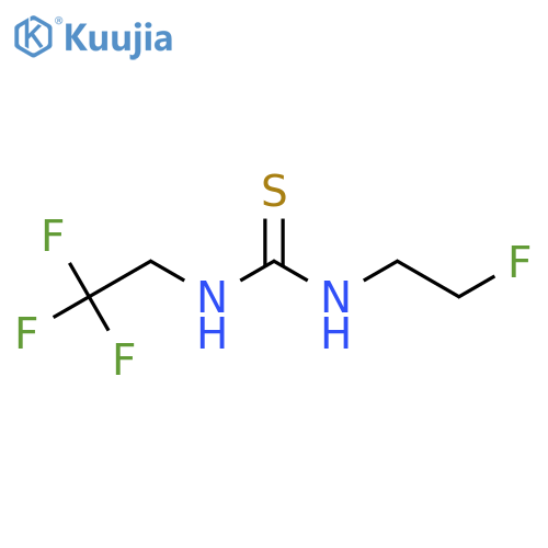 1-(2-Fluoroethyl)-3-(2,2,2-trifluoroethyl)thiourea structure