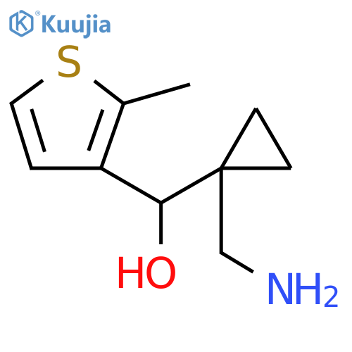3-Thiophenemethanol, α-[1-(aminomethyl)cyclopropyl]-2-methyl- structure