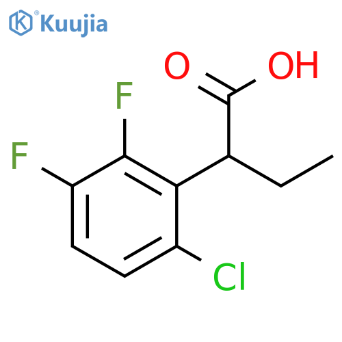 Benzeneacetic acid, 6-chloro-α-ethyl-2,3-difluoro- structure