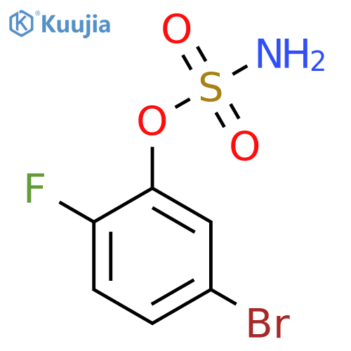 5-Bromo-2-fluorophenyl sulfamate structure