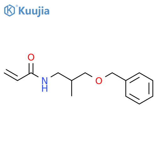 N-[2-Methyl-3-(phenylmethoxy)propyl]-2-propenamide structure