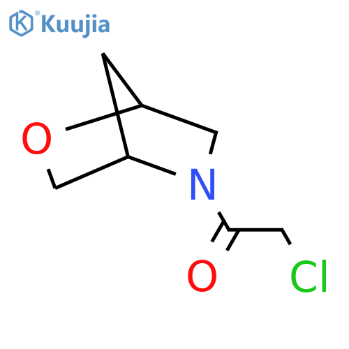 1-(2-Oxa-5-azabicyclo[2.2.1]heptan-5-yl)-2-chloroethan-1-one structure