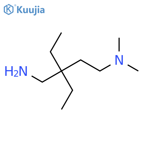 [3-(Aminomethyl)-3-ethylpentyl]dimethylamine structure