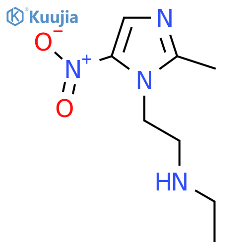 ethyl[2-(2-methyl-5-nitro-1H-imidazol-1-yl)ethyl]amine structure