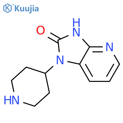 1-(Piperidin-4-yl)-1H-imidazo[4,5-b]pyridin-2(3H)-one structure