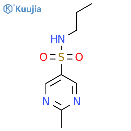 2-methyl-N-propylpyrimidine-5-sulfonamide structure