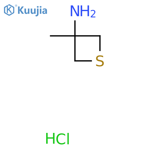 3-methylthietan-3-amine;hydrochloride structure