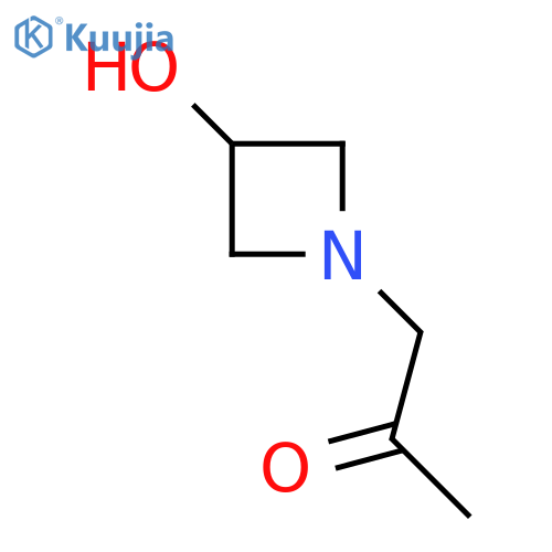 1-(3-Hydroxyazetidin-1-yl)propan-2-one structure