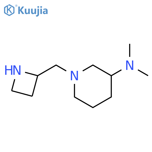 1-(Azetidin-2-ylmethyl)-N,N-dimethylpiperidin-3-amine structure