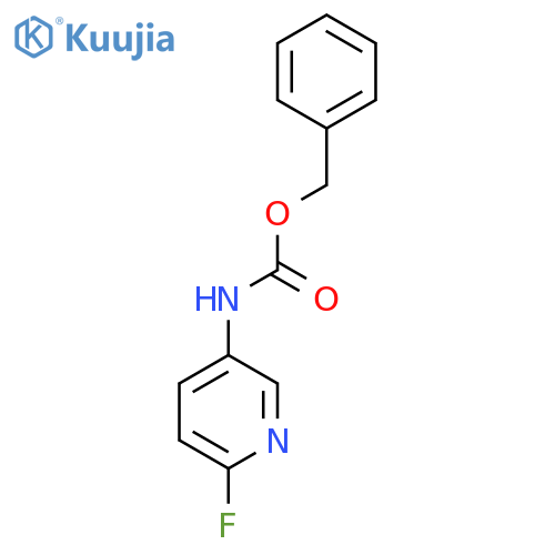 benzyl N-(6-fluoropyridin-3-yl)carbamate structure