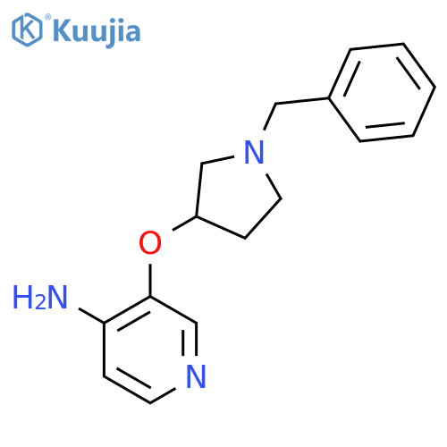 3-[(1-Benzylpyrrolidin-3-yl)oxy]pyridin-4-amine structure