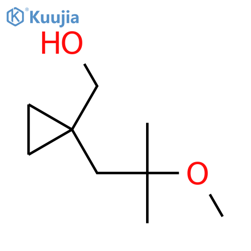 [1-(2-Methoxy-2-methylpropyl)cyclopropyl]methanol structure