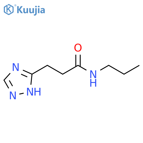 N-propyl-3-(4H-1,2,4-triazol-3-yl)propanamide structure