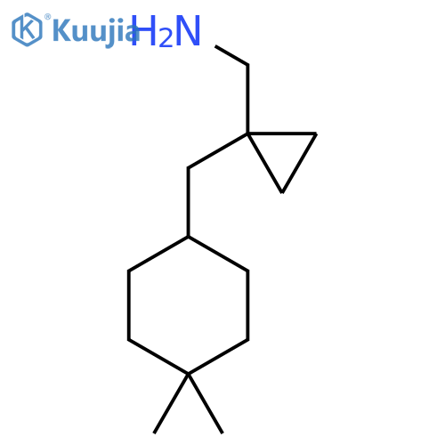 {1-(4,4-dimethylcyclohexyl)methylcyclopropyl}methanamine structure